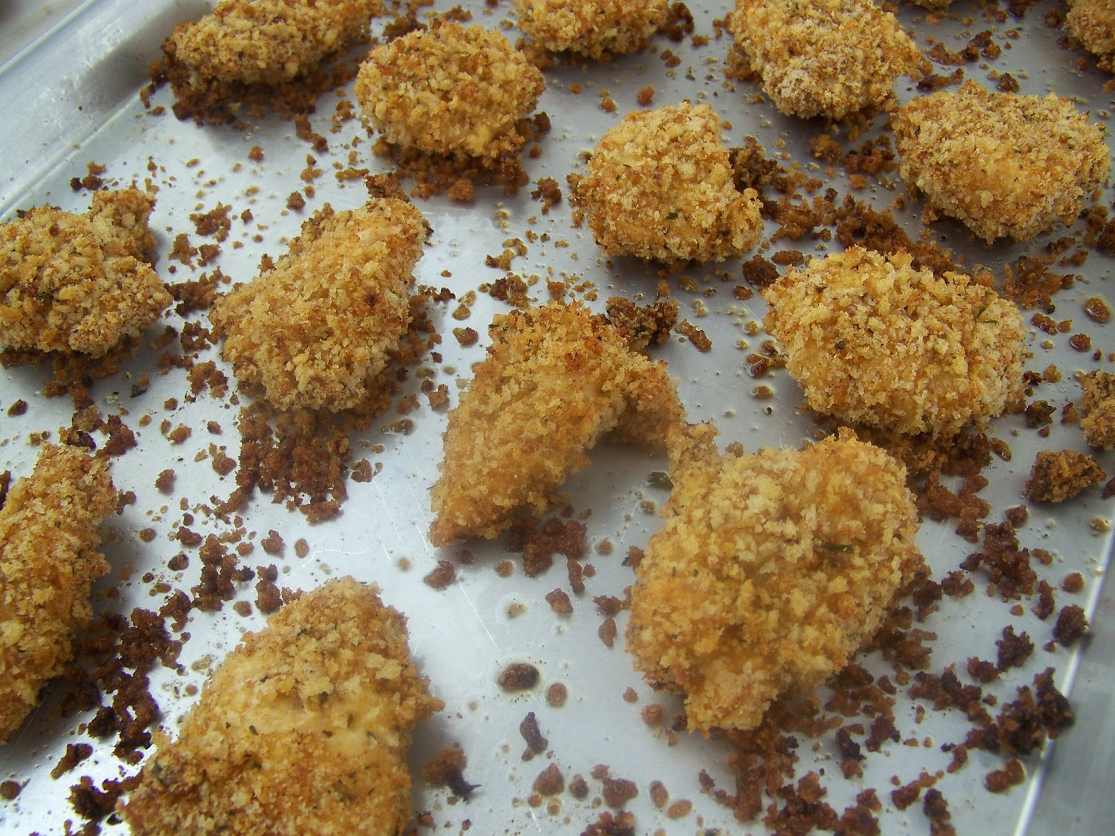 Kitchen Simmer Oven Baked Parmesan Cheese Chicken Nuggets