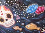 Detalle de :"Nena y calavera"