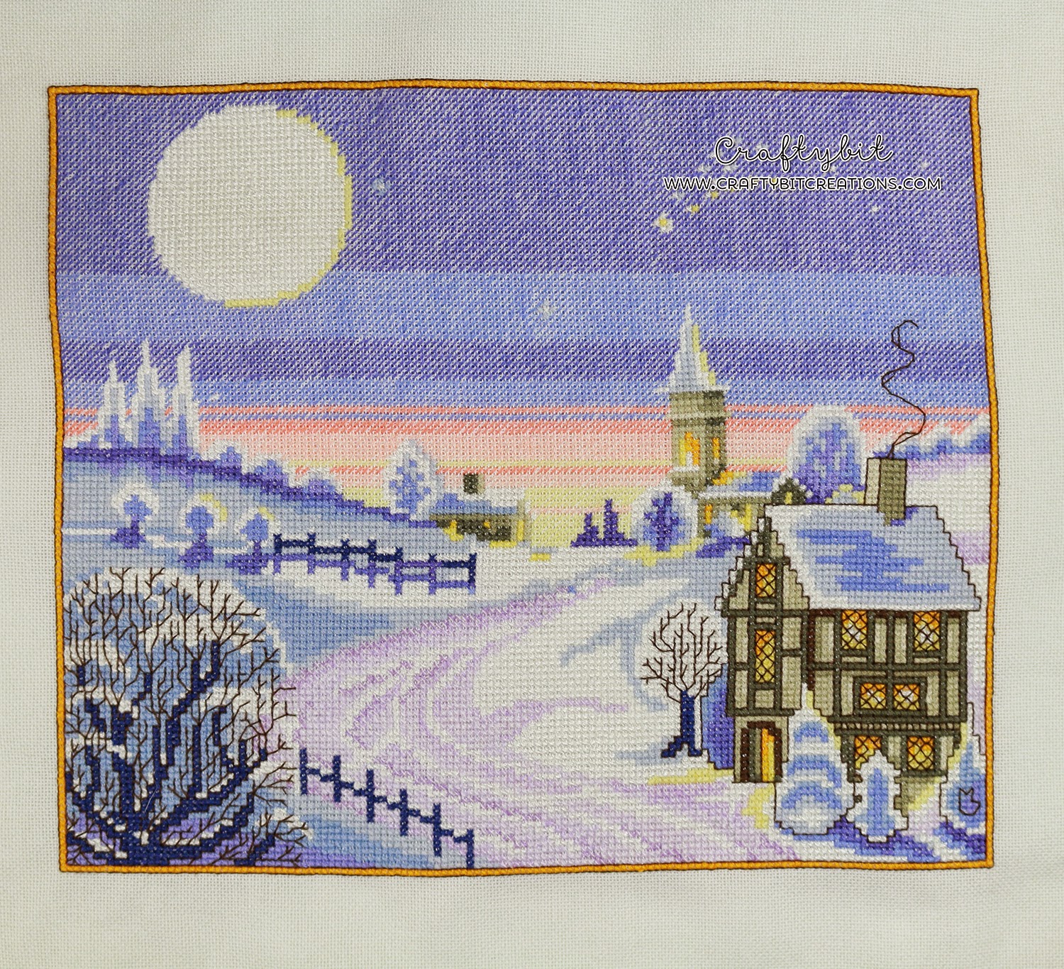 Craftybit Winter Scene Cross Stitch