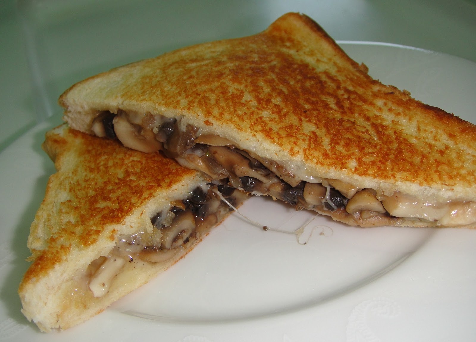 Maryam's Culinary Wonders 276. Mushroom Grilled Cheese Sandwich
