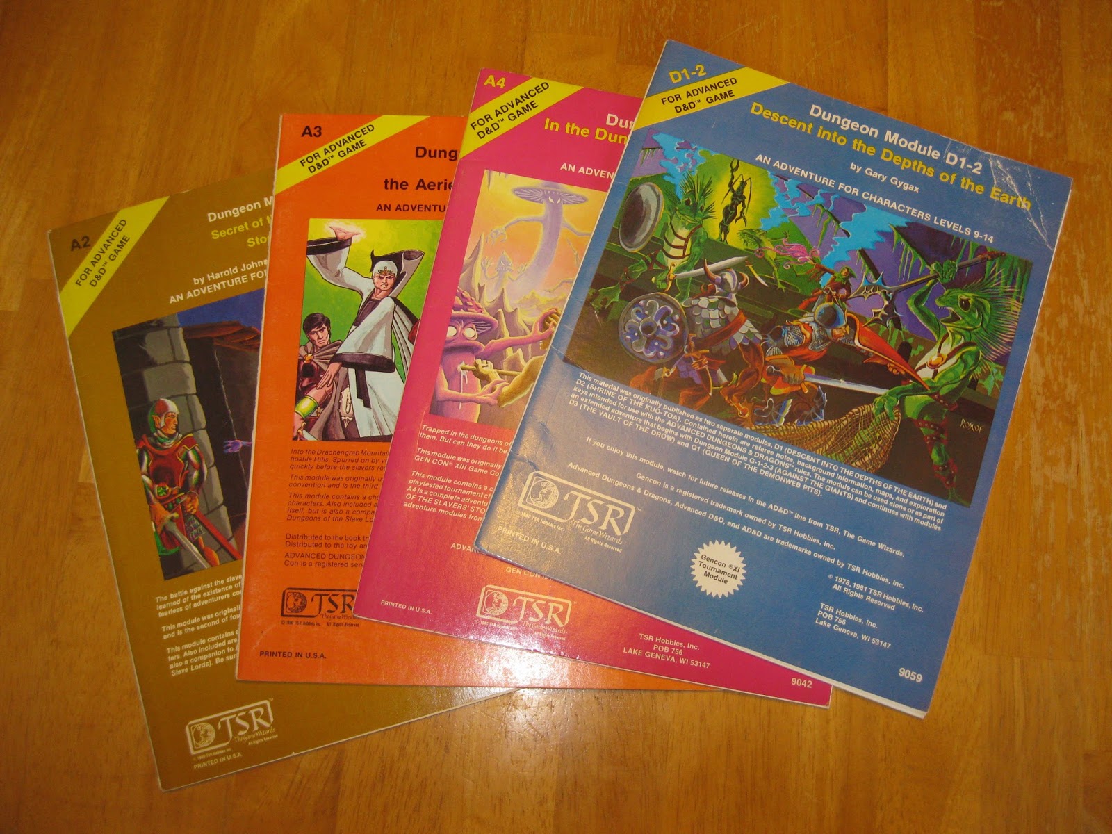 Over the Hill Gaming Half Price Books Finds 3 Four More AD&D Modules