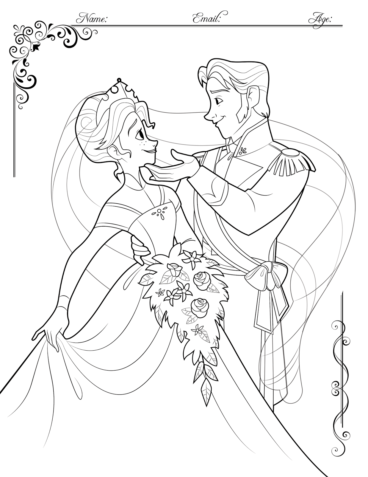 ailsa frozen Colouring Pages page 2 | Coloring Pages Galleries