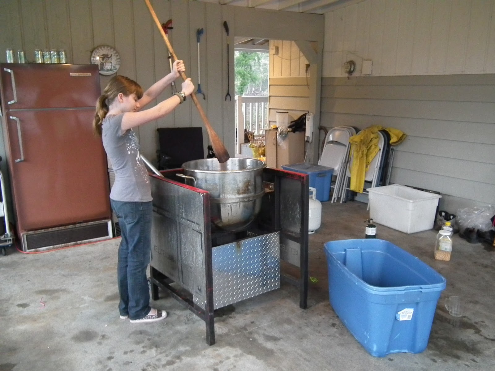 Dorrel and Stephanie Kettle Corn Machine for the Dicksons