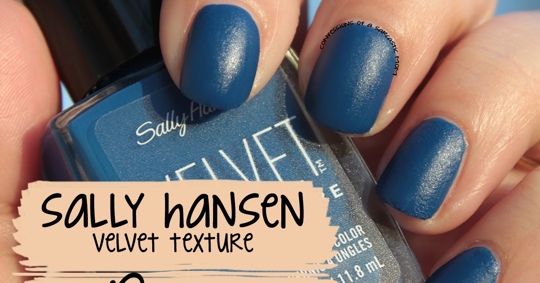 1. Sally Hansen Velvet Texture Nail Color - wide 6