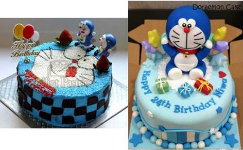 Gambar Kue Keren Ulang Tahun Tema Doraemon | Kumpulan Gambar Kue Ultah