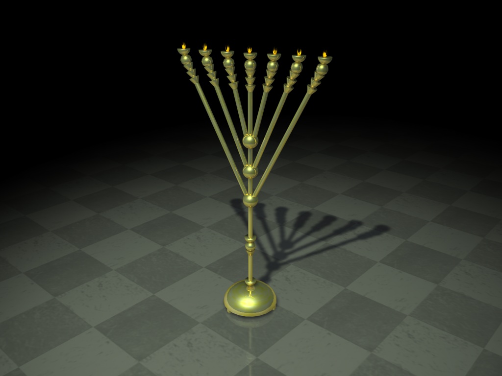 Beis Hamikdash Topics Chanukah The Shape of the Menorah