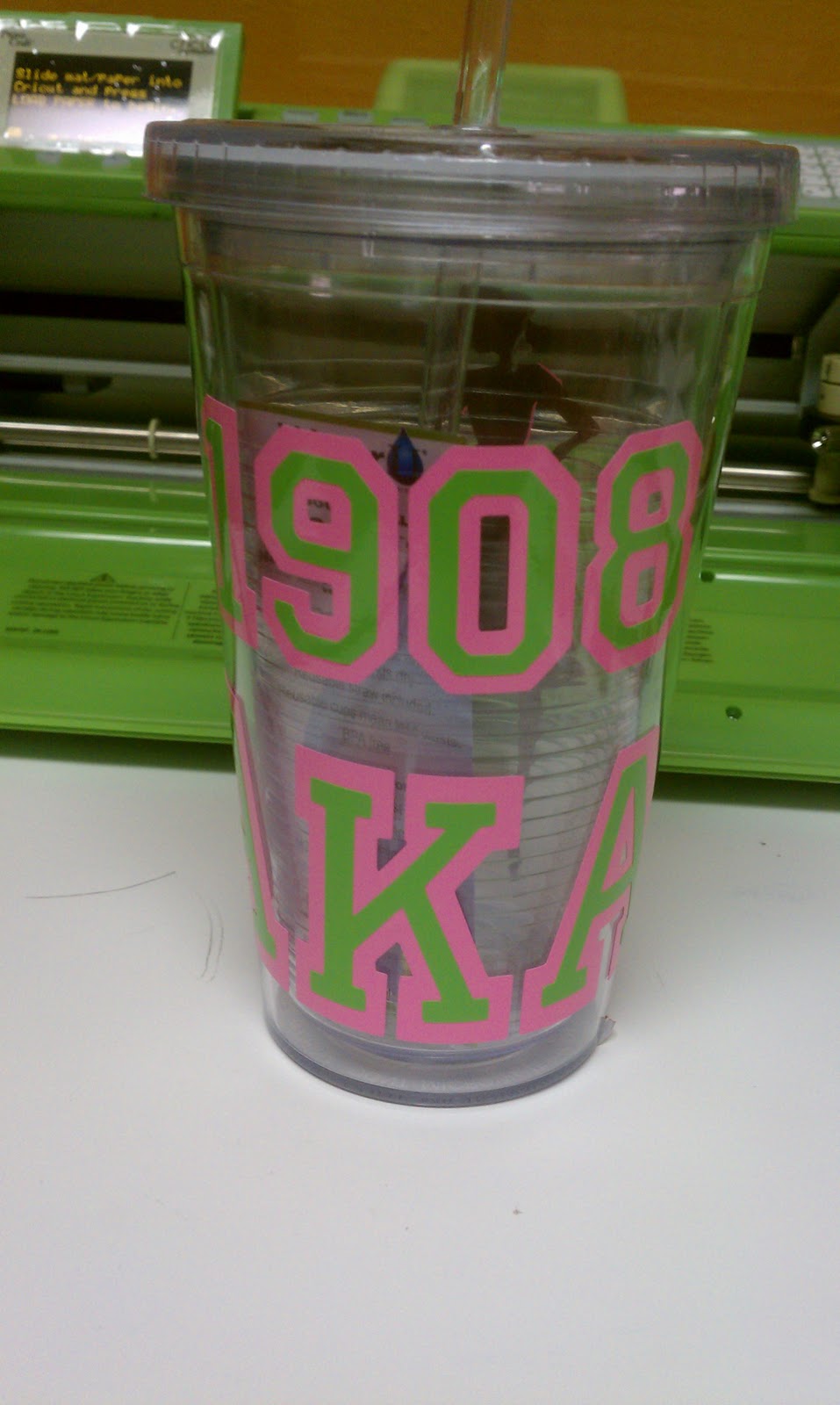 She's a Sassy Lady Vinyl Plastic Cups