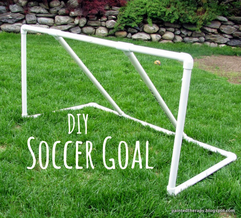 Painted Therapy DIY Soccer Goal