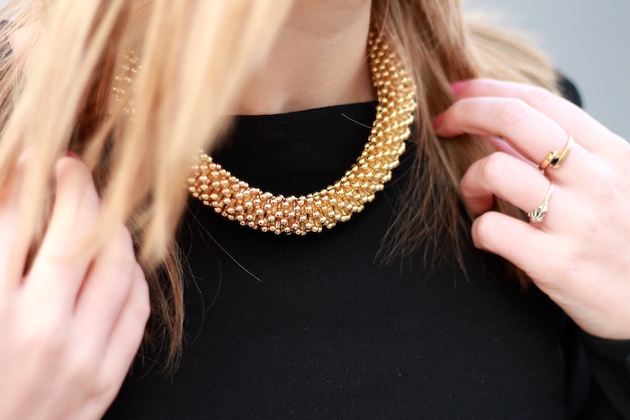 gold necklace