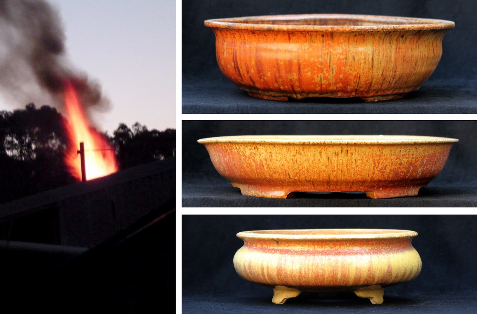 Bonsai Skosh More woodfired bonsai pots