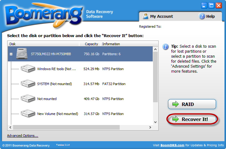 Boomerang Data Recovery Suite Activation Key Mac