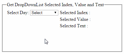set selected option jquery by index
