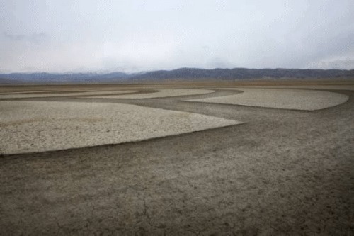 大陸首個「沙漠怪圈」　驚現青海外星人遺址附近