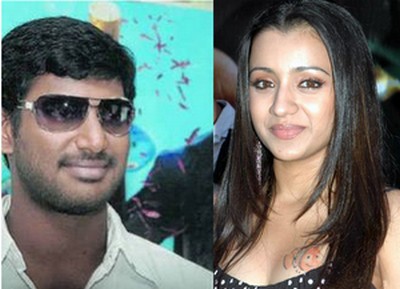 actor vishal romance vishal to romance trisha in thiru tamil cinema news actor vishal romance vishal to romance trisha in thiru tamil cinema news