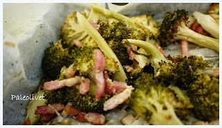 Bacon bagt broccoli