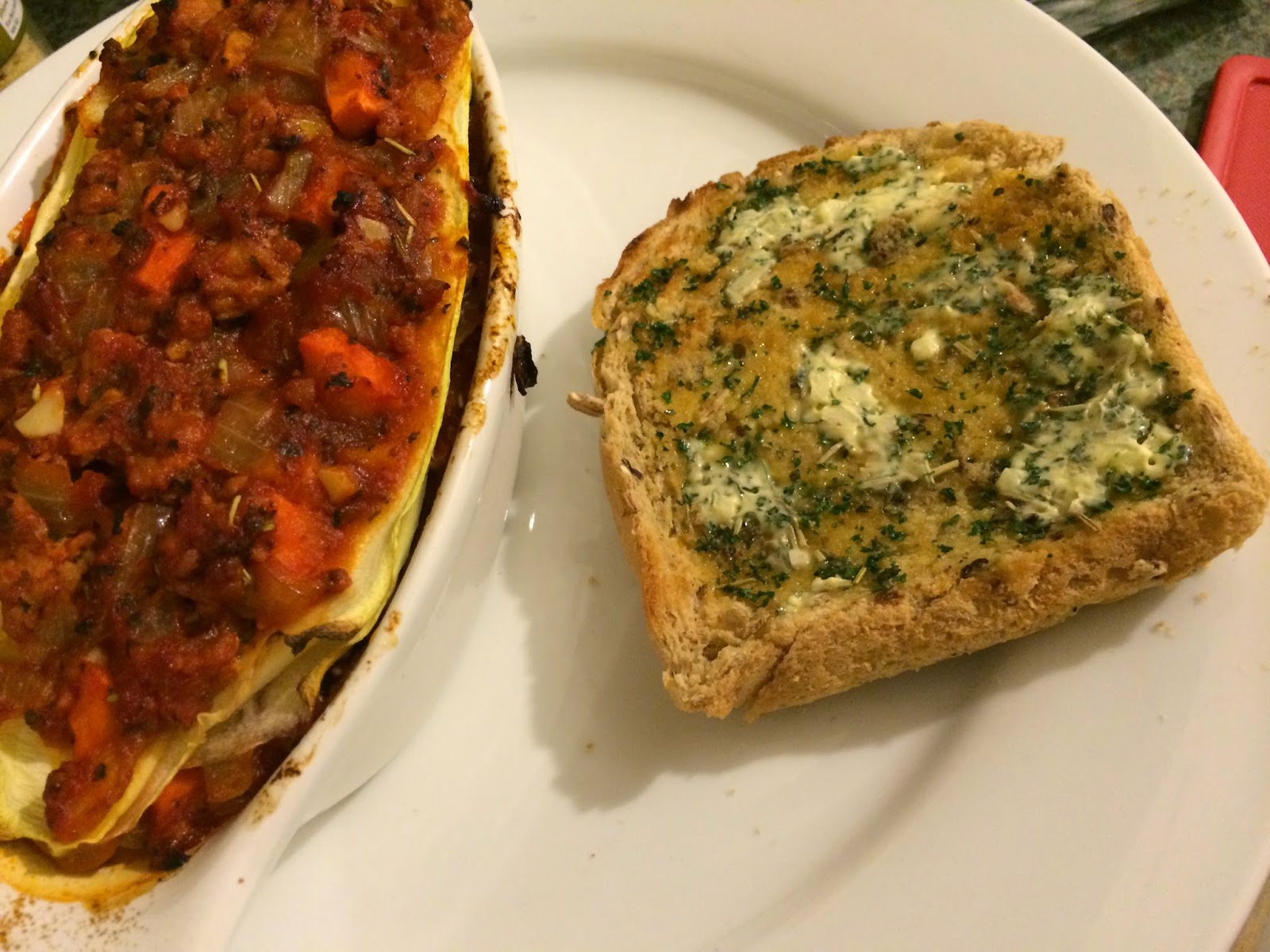 Nourish ME Healthier Garlic Bread Alternative