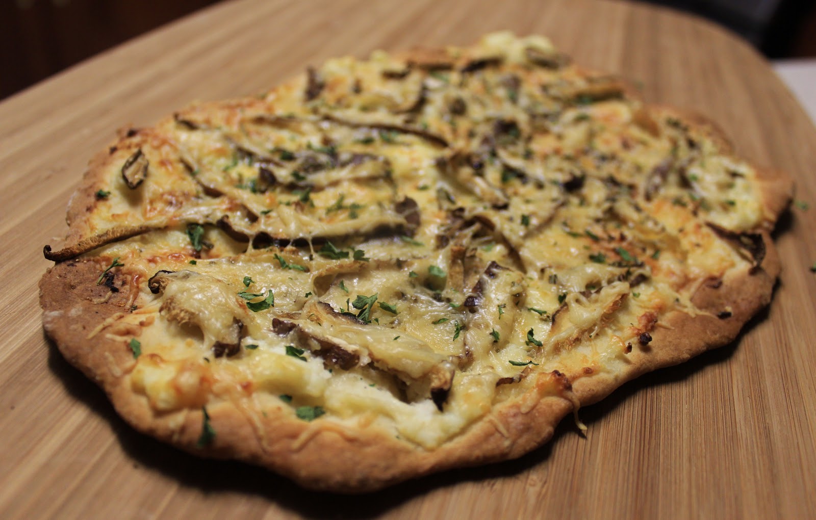 Shiitake Mushroom Pizza Recipe — Dishmaps