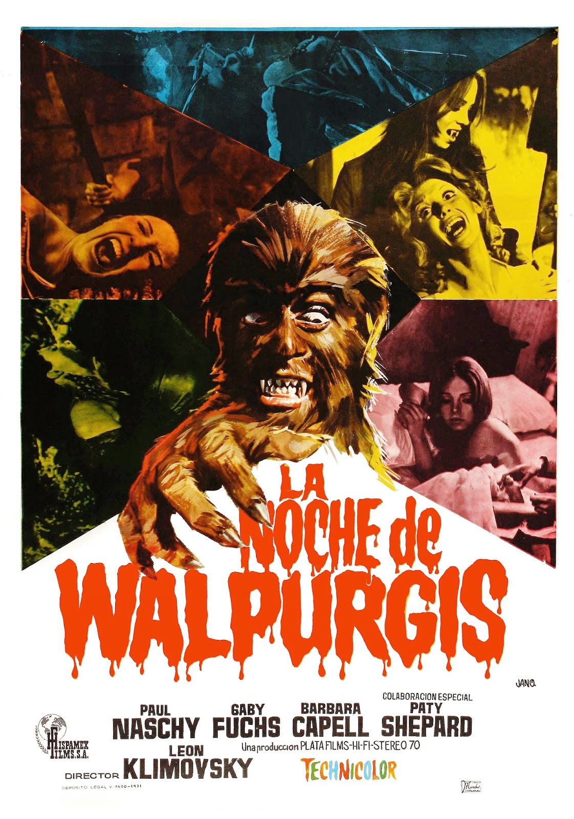 Horror, Art & Trash — Paul Naschy in The Night of the Werewolf (El