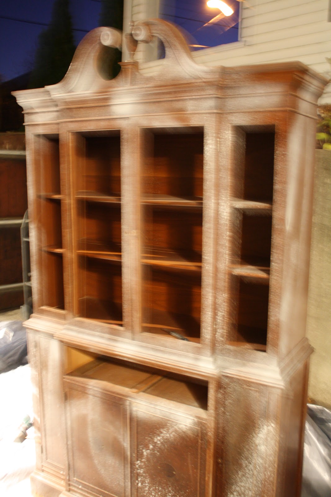 Living Room Updates Spray Painted China Makeover Made by Carli