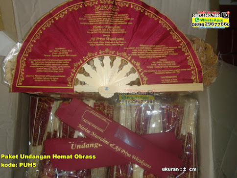 Paket Undangan Hemat Obrass grosir