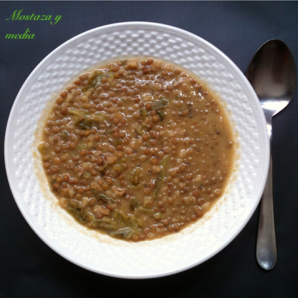 Lentejas Anisadas Con Alcaravea Y Leche De Coco