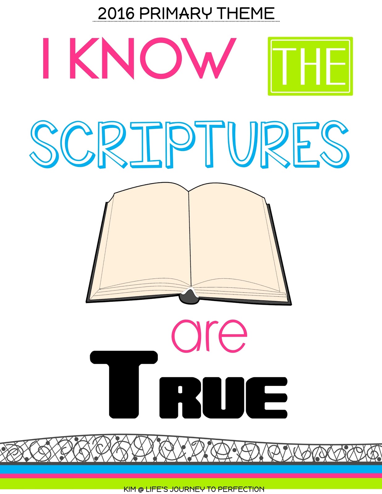 Life's Journey To Perfection: 2016 LDS Primary Theme Ideas and Free ...