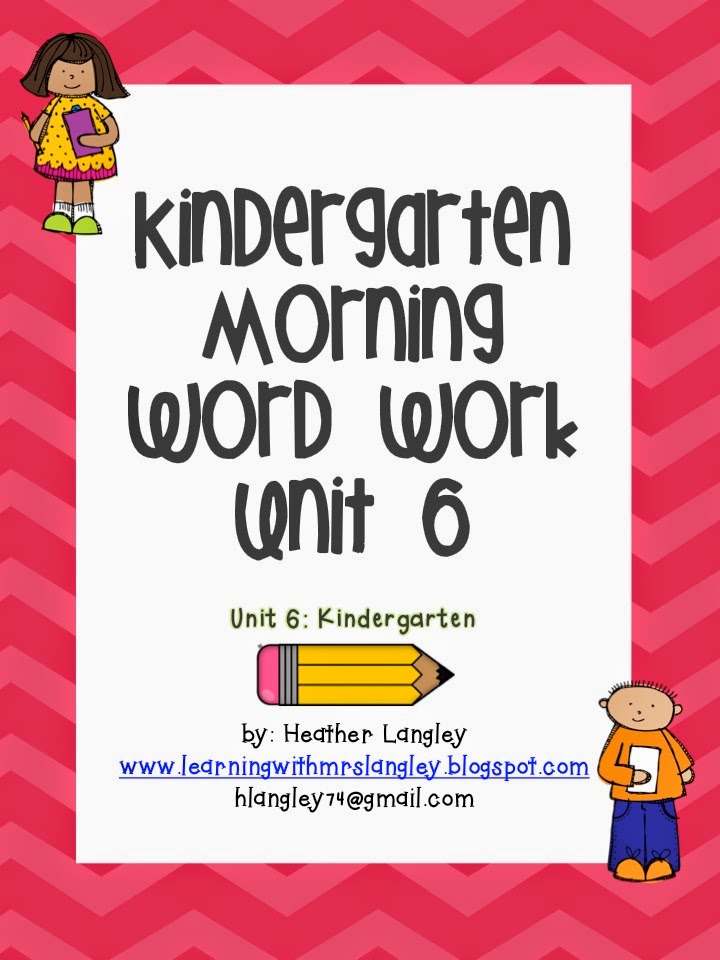 https://www.teacherspayteachers.com/Product/Kindergarten-Morning-Word-Work-Unit-6-1617155