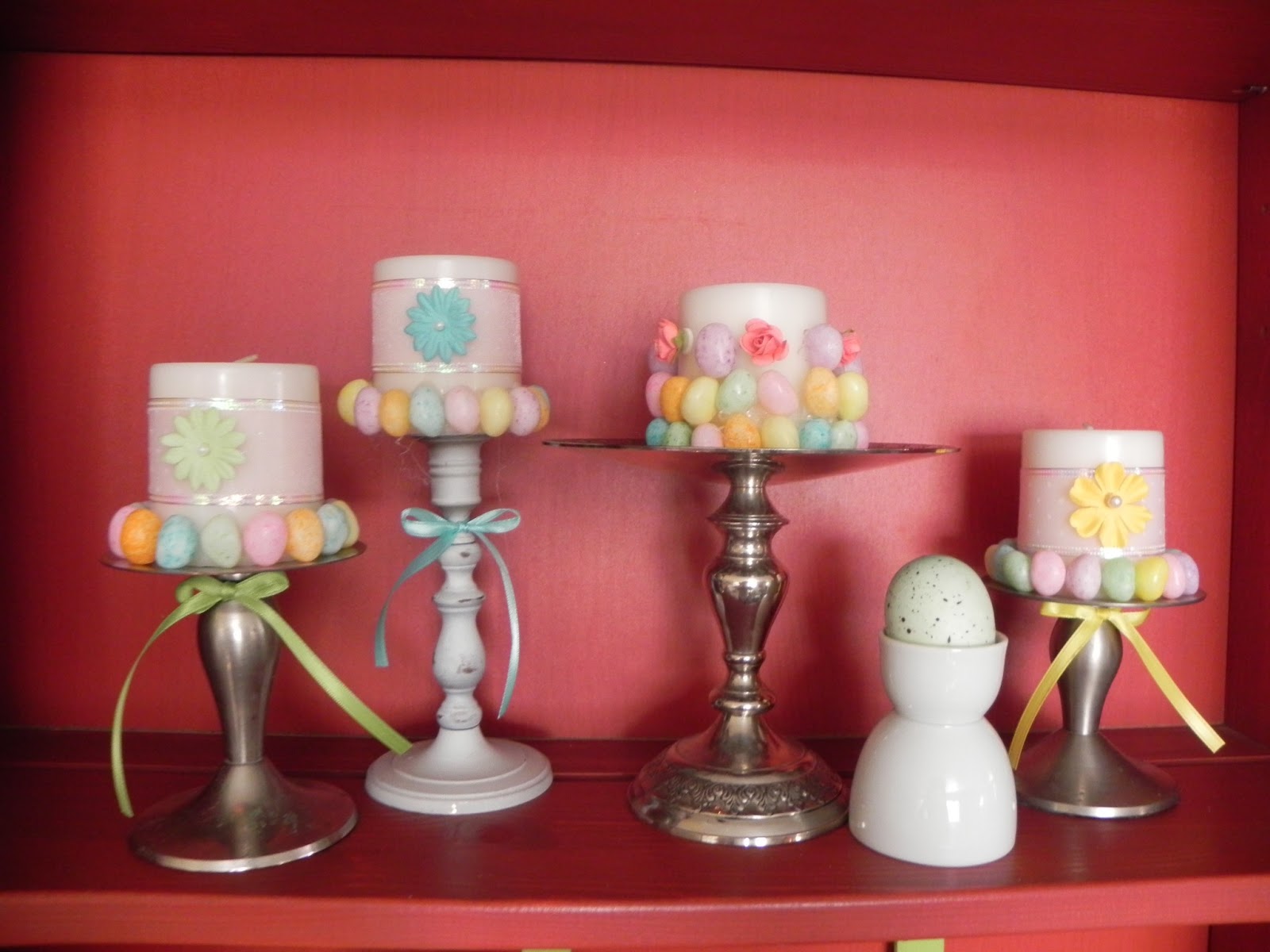 The Messy Roost Pretty Easter Candles