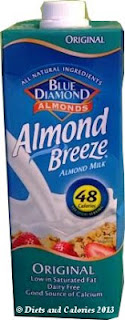 Blue Diamond Almond Breeze Almond Sweetened Milk Blue Diamond Almond Breeze Almond Sweetened Milk