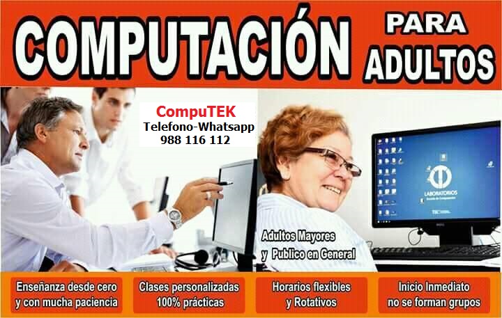 Computacion para Adultos y Adultos Mayores
