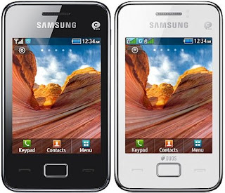 Samsung Star 3 Duos S5222 white and black color