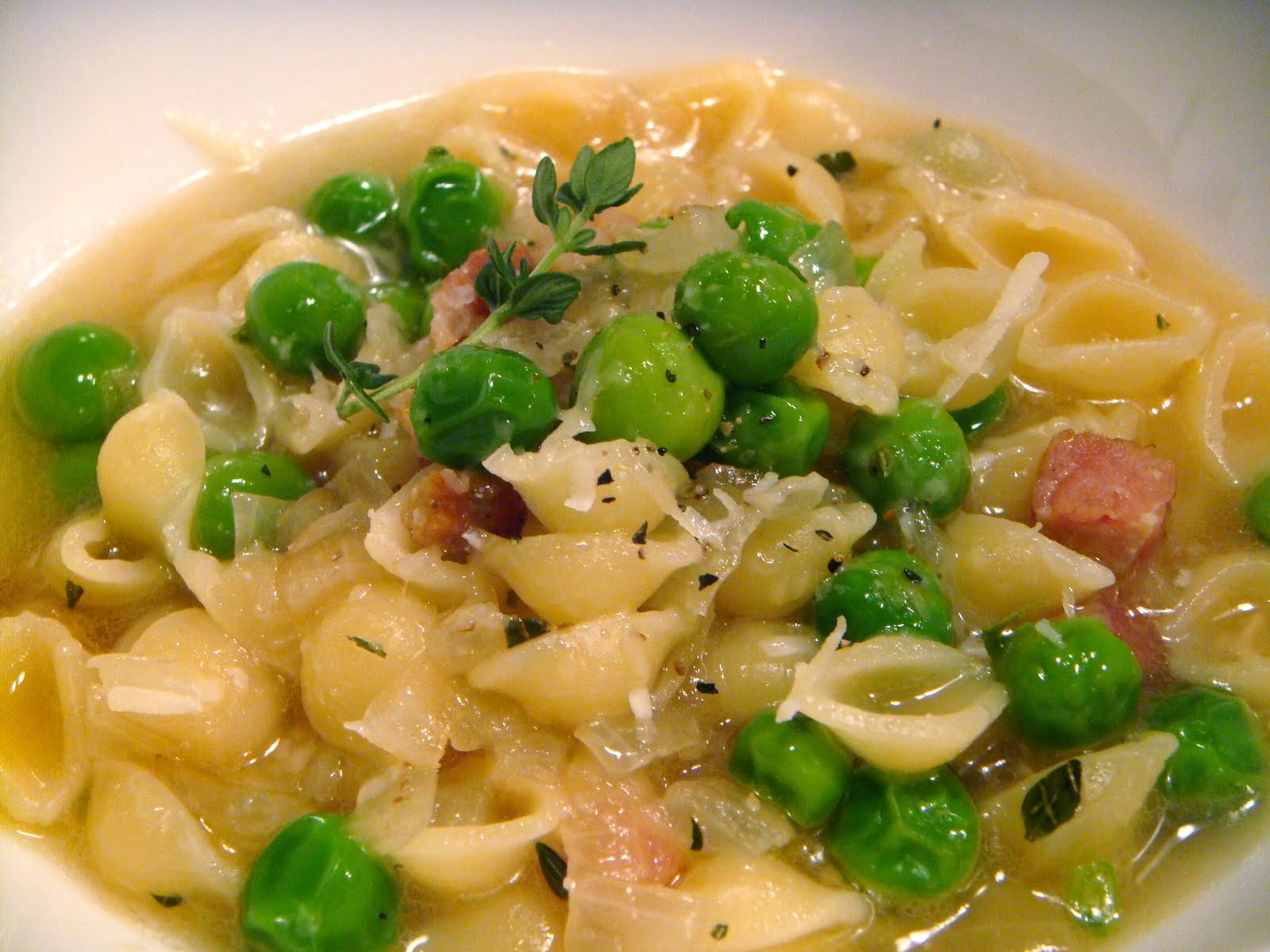 Delicious Dishings Minestra Di Pasta E Piselli