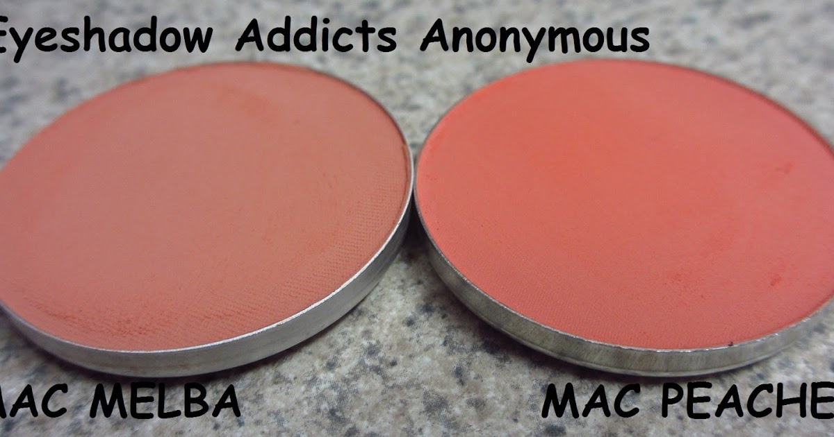 Eyeshadow Addicts Anonymous MAC MELBA VS PEACHES Blush Review and