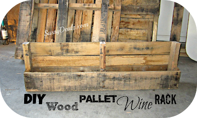 diy wood pallet wine rack instructions