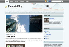 FinancialBlog Blogger Template