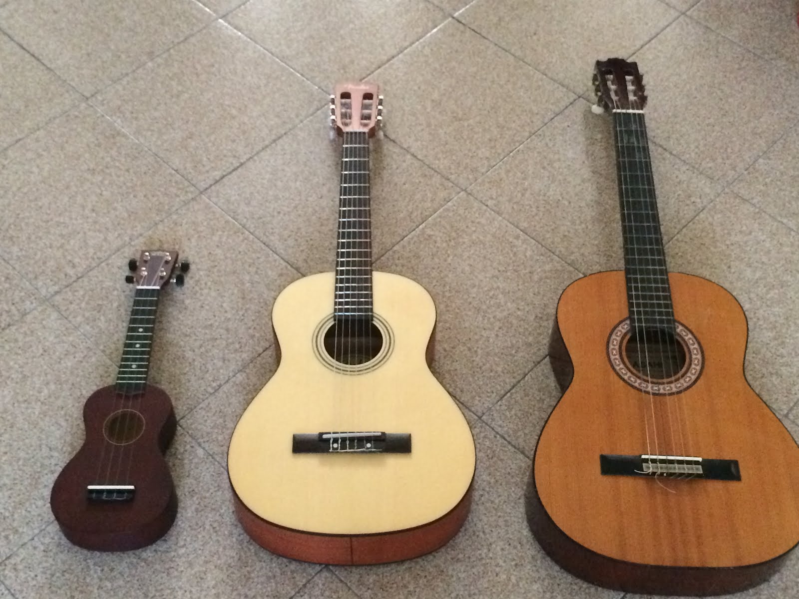 Ukulele e Chitarra