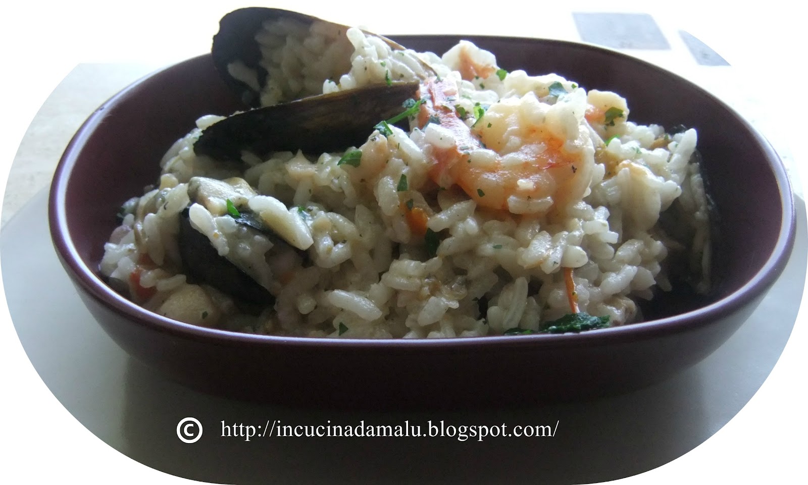 In cucina da Malu' Risotto allo scoglio