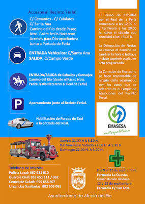 Alcalá del Río - Feria 2015 - Programa