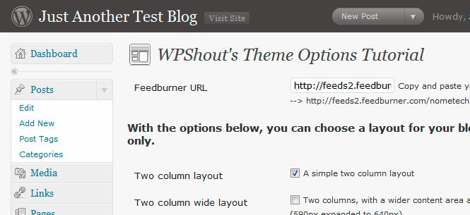 An Advanced Theme Options Panel in WordPress An Advanced Theme Options Panel in WordPress