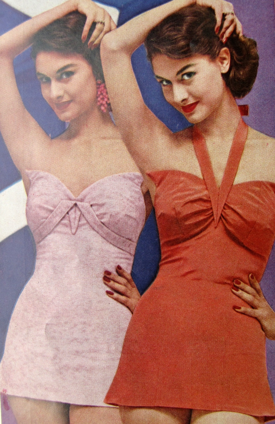 Love Fashion Love Vintage Vintage Swimsuits Vogue 1955