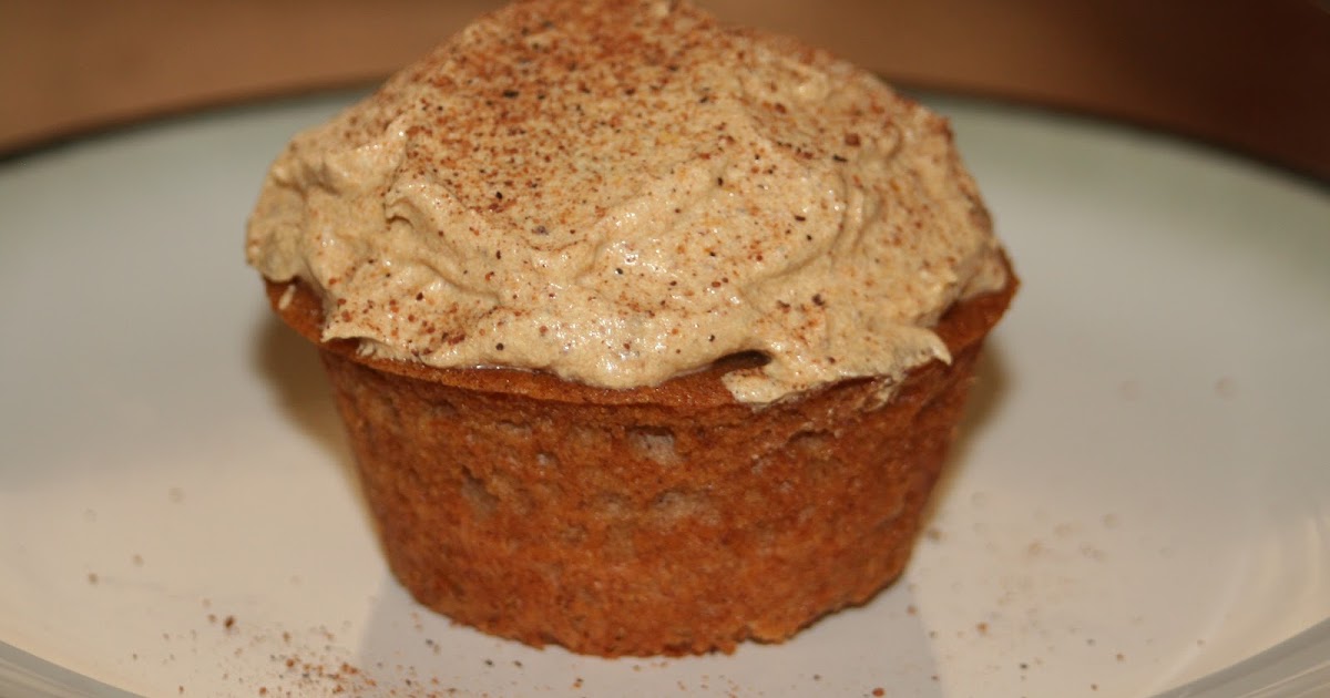 Cinnamon Cupcakes with Pumpkin Buttercream Frosting! A Bit Of This, A