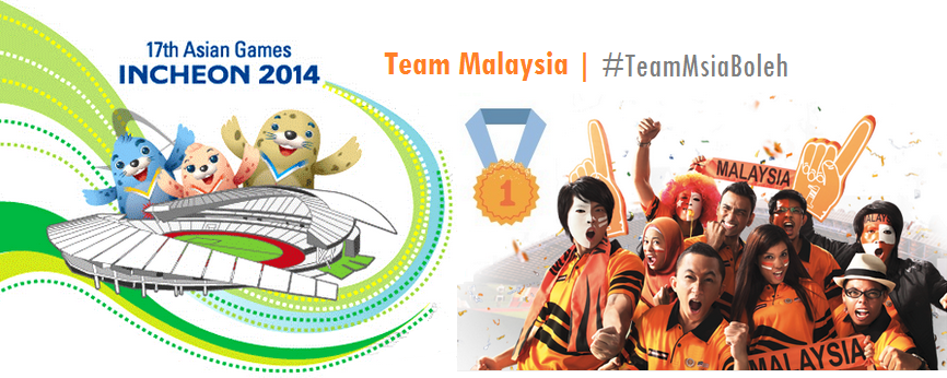 Team Malaysia @ Sukan Asia Incheon 2014