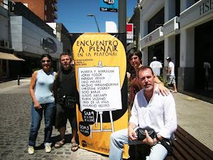 Pintando en la peATONAL DE tANDIL.