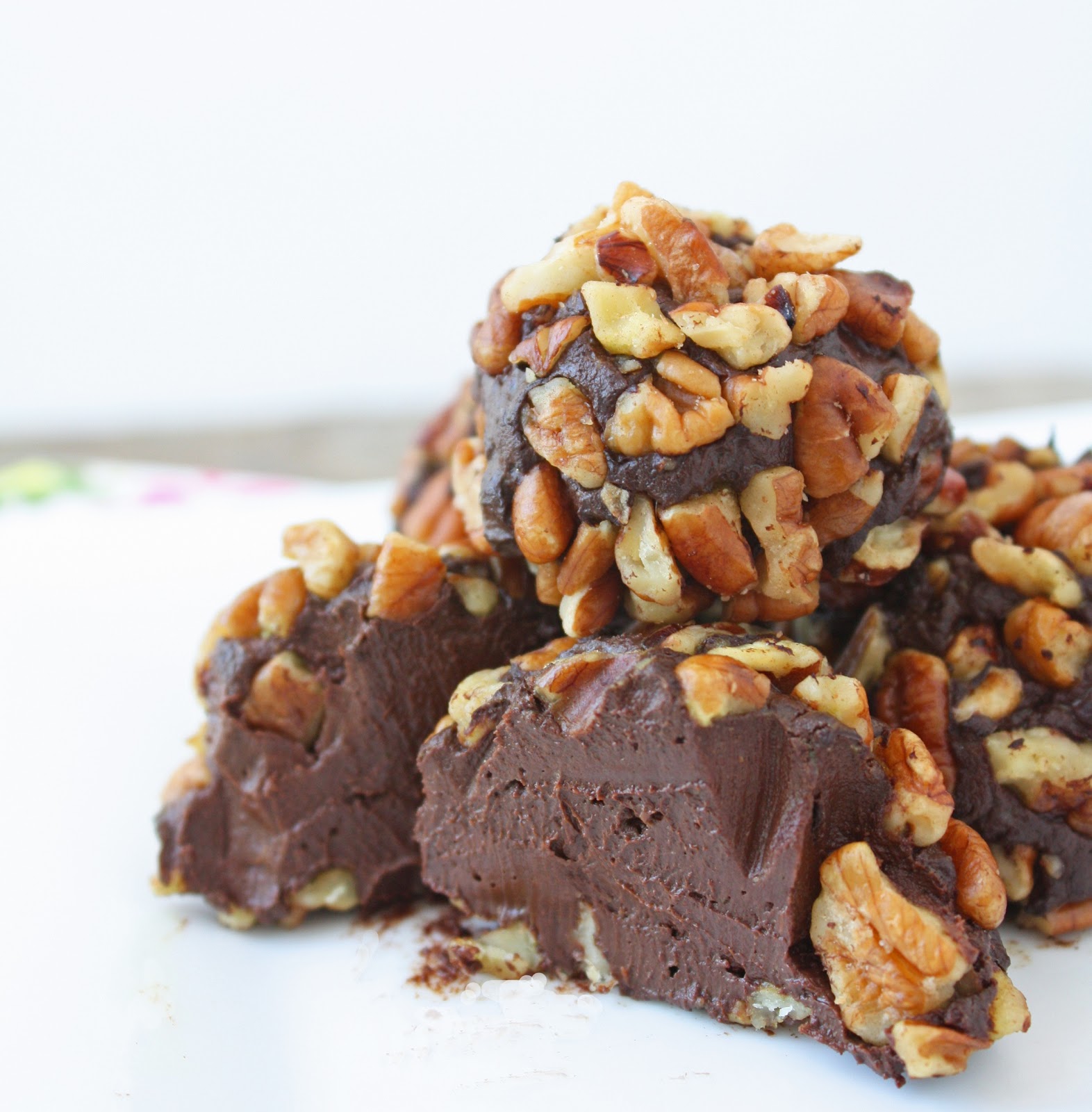 Bourbon Chocolate Truffles Low Carb and Gluten Free I Breathe I'm