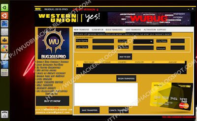 interface of wubug 2015 pro