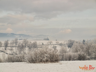 Peisaj de iarna in Satul Filpea
