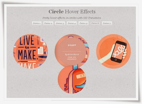 Circle Hover Effects with CSS Transitions Circle Hover Effects with CSS Transitions
