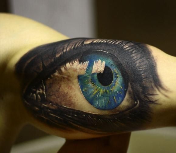 1887tattoos Crazy 3d Eye Tattoos