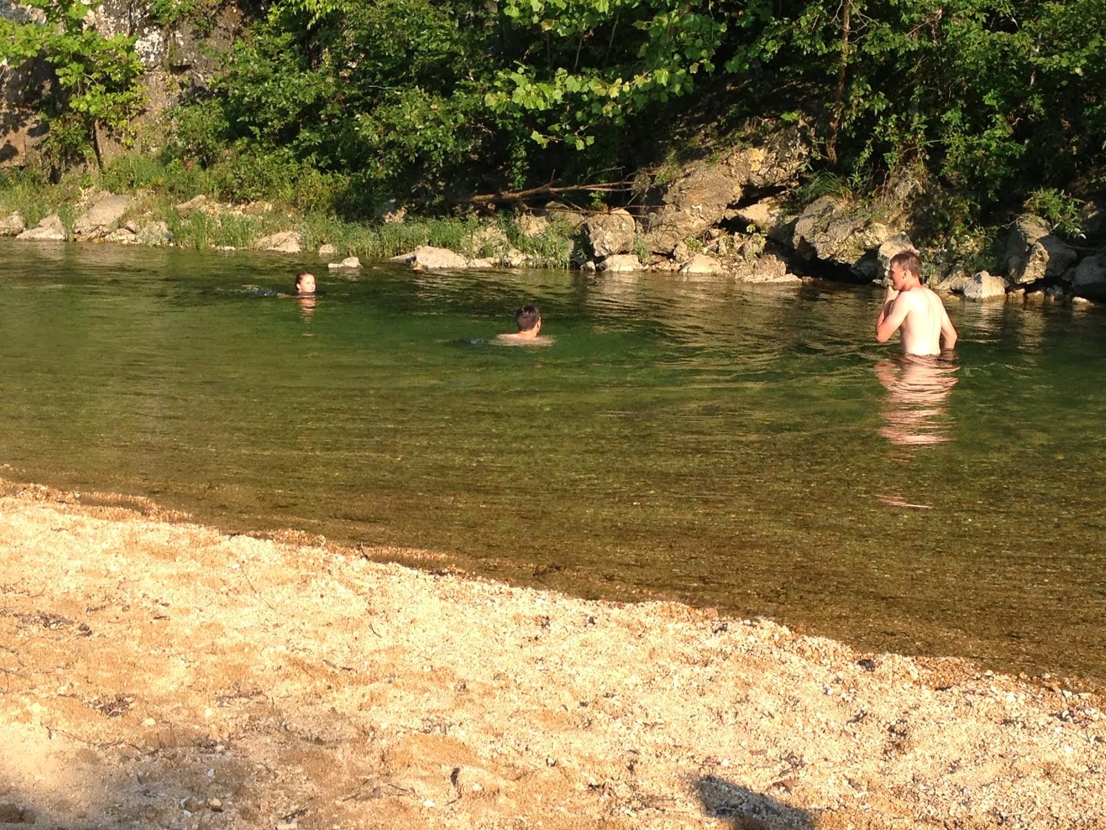 Swimming in the River