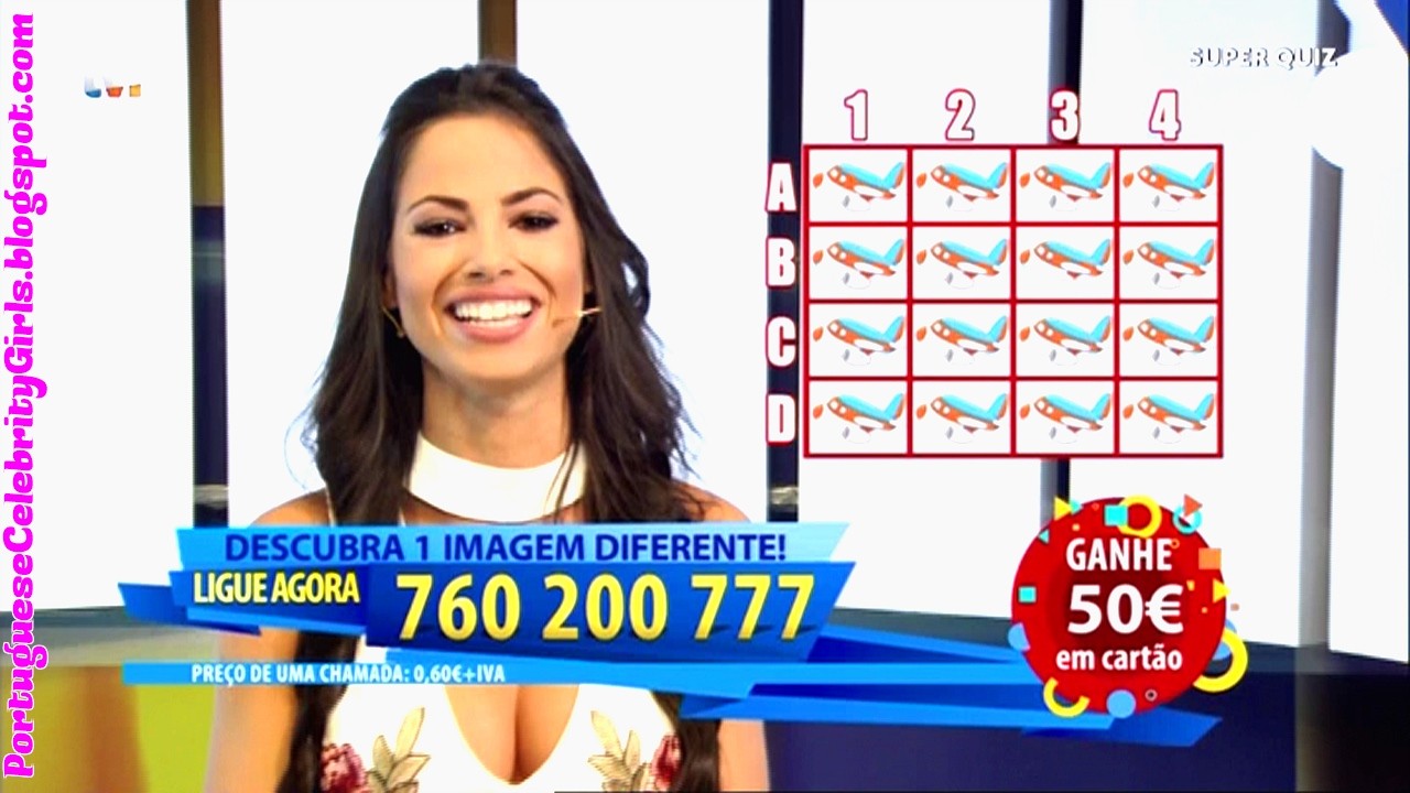 Apresentadora Diana Brites sensual Boas Famosas Portuguesas